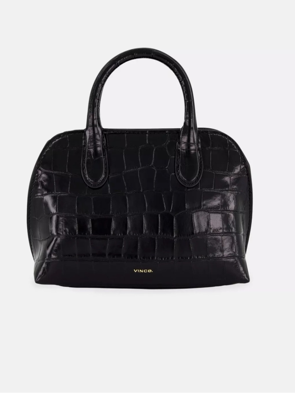 NWT VINCE Delphine Croc-Embossed Leather Mini Bag